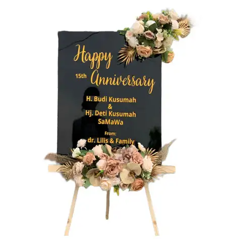 Papan Bunga Akrilik Geparang